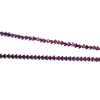 Image de (Classement B) Perles en Hématite （ Naturel ） Triangle Violet 4mm x 3mm, Trou: env. 1mm, 38cm long, 1 Enfilade (Env. 130 Pcs/Enfilade)