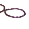 Image de (Classement B) Perles en Hématite （ Naturel ） Triangle Violet 4mm x 3mm, Trou: env. 1mm, 38cm long, 1 Enfilade (Env. 130 Pcs/Enfilade)