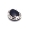 Bild von Achat ( Natur ) Perlen Tropfen Lila Handgefertigt ca. 21mm x 18mm - 20mm x 16mm, Loch:ca. 1mm, Silberfarbe 1 Stück