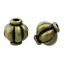 Image de Perles en Alliage de Zinc Forme Lanterne Plaqué bronze 6.0mm x 6.0mm, Tailles de Trous: 1.0mm, 300 Pièces