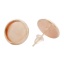 Picture of Brass Ear Post Stud Earrings Cabochon Settings Round Rose Gold (Fits 10mm Dia.) 14mm( 4/8") x 12mm( 4/8"), Post/ Wire Size: (20 gauge), 30 PCs                                                                                                                