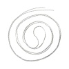 Picture of Brass Link Crimpable Chain Findings Silver Tone 0.7x0.6mm, 20 M