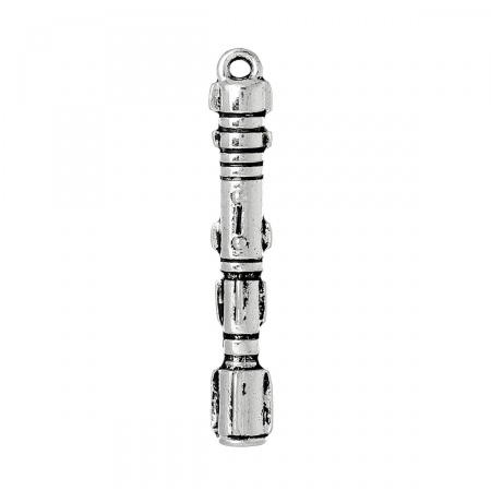 Lega di Zinco Charm Ciondoli Cacciavite Sonico Argento Antico 3.9cm x 6mm , 150 Pz