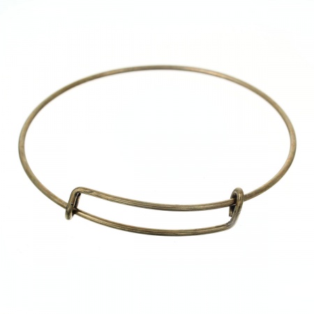 Latón Expandible Brazalete Dobles Bares Redondo Bronce Antiguo 29 - 23cmlongitud,5 Unidades