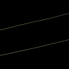 銅 ビーズワイヤー 手作り アクセサリー DIYネックレス ブレスレット にも 金メッキ 28号（約0.3mm）5 巻 (約 10 M/巻) の画像