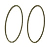 Bild von 0.9mm Messing Geschlossen Bindering Oval Bronzefarbe 25mm x 11mm, 100 Stück                                                                                                                                                                                   