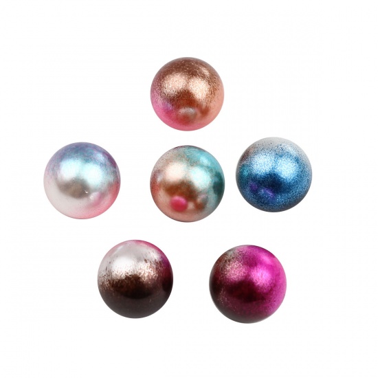 Picture of Acrylic Beads (No Hole) Round At Random About 6mm Dia., 500 PCs