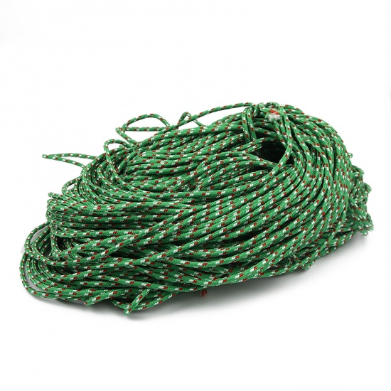 Picture of Polyester Jewelry Cord Rope Green 3mm, 20 M