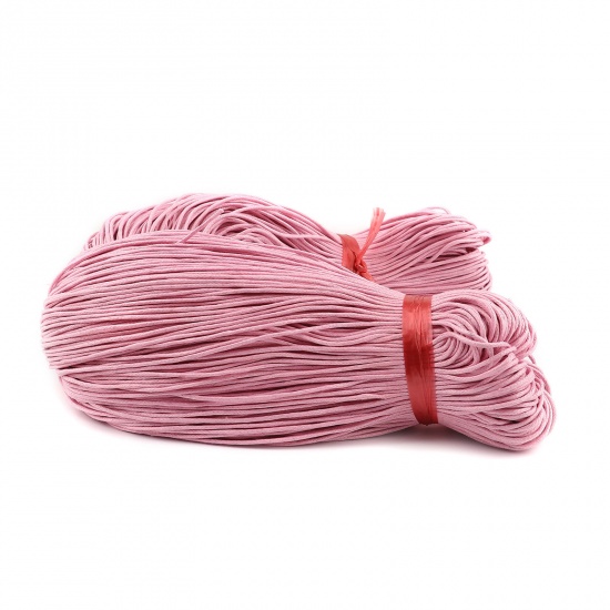 Picture of Cotton Jewelry Cord Rope Pink 1.5mm, 70 M