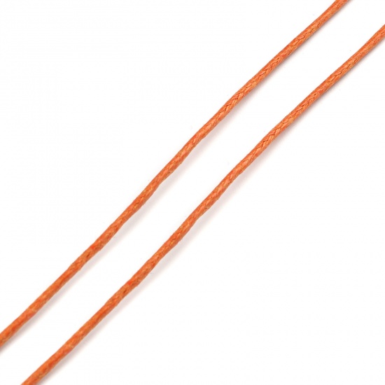 Immagine di Cotone Gioielli Corda Arancione 1.5mm, 70 M