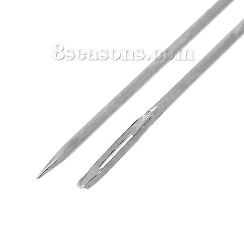 Immagine di Lega di Ferro Spilli aghi da cucire 0.5mm, 4cm(1 5/8")long, 2 Pacchetto(Circa 30 Pz/Pacchetto)