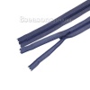 Picture of Polyester Zipper For Tailor Sewing Craft Deep Blue 40cm(15 6/8") x 2.4cm(1"), 10 PCs