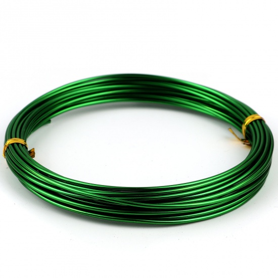 Picture of Aluminum Jewelry Thread Cord Green 1.5mm, 1 Packet