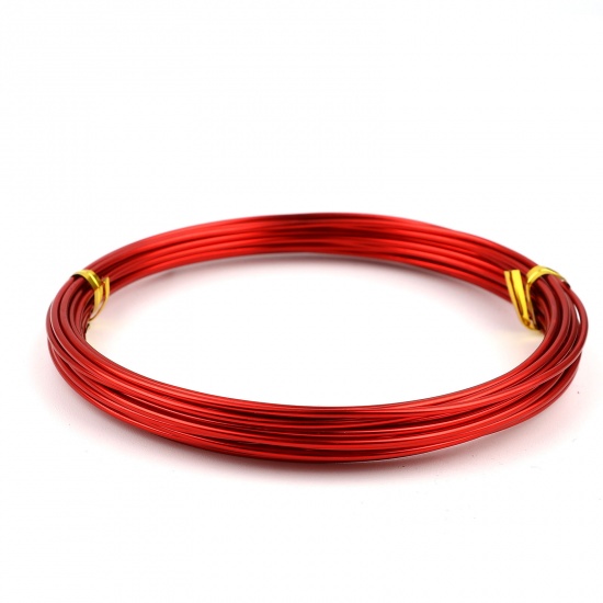 Picture of Aluminum Jewelry Thread Cord Red 1.5mm, 1 Packet