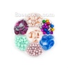 Imagen de Perlas y Colgantes combinados DIY Multicolor, 7 casillas, 10.5cm x9.5cm(4 1/8" x3 6/8"), 1 unidad