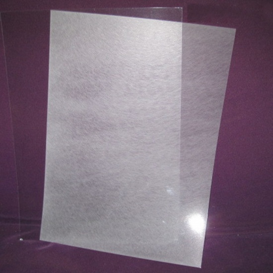 シュリンクプラスチックシート クリア色 長方形 29cmx 20cm、 2 枚 の画像