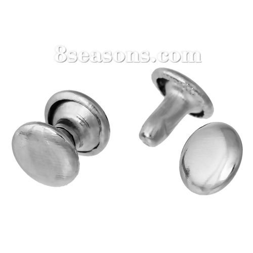 Picture of Iron Based Alloy Case Box Locks Hardware Silver Tone 5mm x5mm( 2/8" x 2/8") 5mm x3mm( 2/8" x 1/8"), 500 Sets