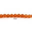 Picture of 1 Strand ( 64 PCs/Strand) (Grade B) Agate ( Natural Dyed ) Loose Beads For DIY Jewelry Making Round Orange-red About 6mm Dia, Hole: Approx 1.2mm, 38.2cm(15") long