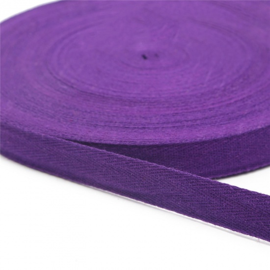 Immagine di Poliestere tessitura Viola Scuro 2cm, 1 Rotolo (Circa 5 Yard/Rotolo)