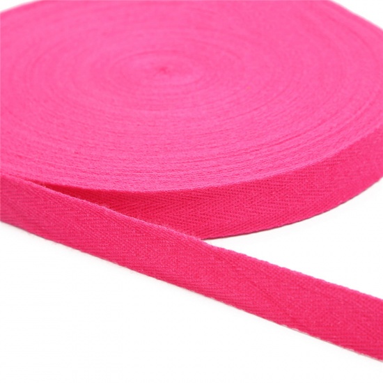 Immagine di Poliestere tessitura Rosso Prugna 2cm, 1 Rotolo (Circa 5 Yard/Rotolo)