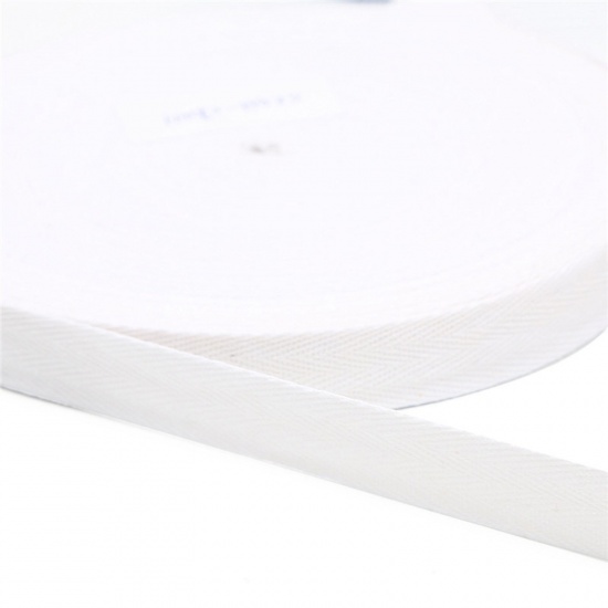 Picture of Polyester Webbing Strap White 2cm, 1 Roll (Approx 5 Yards/Roll)