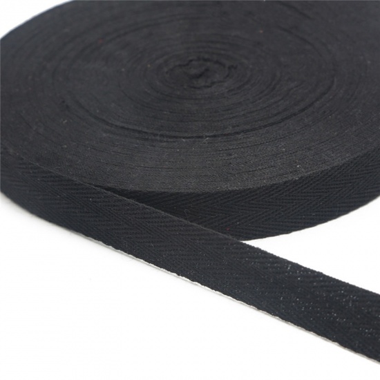 Picture of Polyester Webbing Strap Black 2cm, 1 Roll (Approx 5 Yards/Roll)