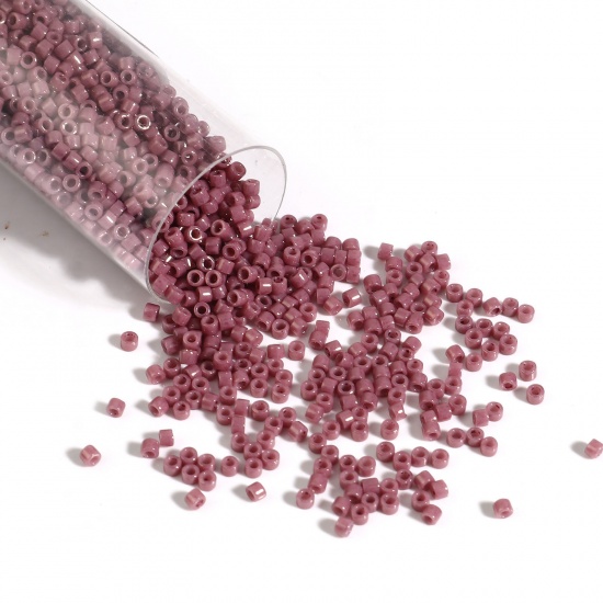 Picture of Miyuki 11/0 265 Glass Seed Beads Round Lavender Pink About 2mm Dia., Hole: Approx 0.7mm, 1 Bottle
