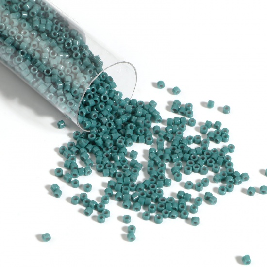 Picture of Miyuki 11/0 2131 Glass Seed Beads Round Sage Green About 2mm Dia., Hole: Approx 0.7mm, 1 Bottle