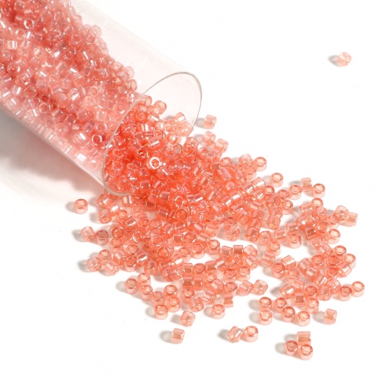 Picture of Miyuki 11/0 1481 Glass Seed Beads Round Hot Pink About 2mm Dia., Hole: Approx 0.7mm, 1 Bottle