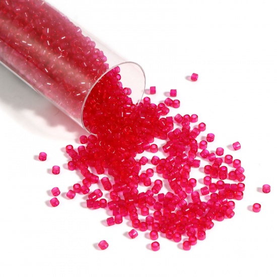 Picture of Miyuki 11/0 775 Glass Seed Beads Round Dark Red About 2mm Dia., Hole: Approx 0.7mm, 1 Bottle