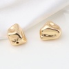 Picture of Brass Beads 18K Real Gold Plated Irregular About 14mm x 10mm, Hole: Approx 1.6mm, 2 PCs