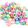 Picture of Polymer Clay Beads Round At Random Color Windmill Pattern About 9mm Dia, Hole: Approx 2.4mm, 100 PCs