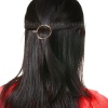 Image de Pinces à Cheveux Doré Annulaire 61mm x 45mm, 2 Pcs