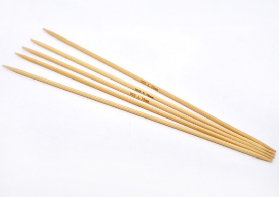 Immagine di (US2 2.75mm) Bambù DP Ferri da Maglia Naturale 20cm Lunghezza, 1 Serie ( 5 Pz/Serie)