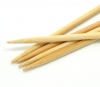 Imagen de (UK11 3.0mm) Bambú Doble Punta Agujas de tejer Natural 15cm longitud, 1 Juego ( 5 Unidades/Juego)