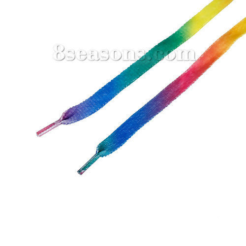 Picture of Terylene Athletic Sport Shoelace Multicolor 110cm(43 2/8"), 2 PCs