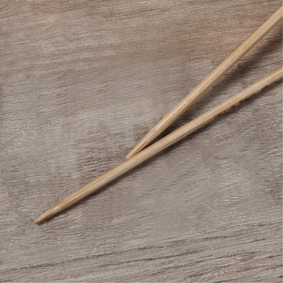 Изображение (US1 2.25мм) Бамбук Спицы & Крючки Кругвые Естественный цвет 40см длина, 1 ШТ