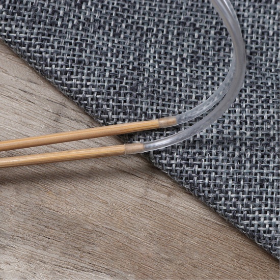 Изображение 2.5мм Бамбук Спицы & Крючки Кругвые Естественный цвет 40см длина, 1 Комплект