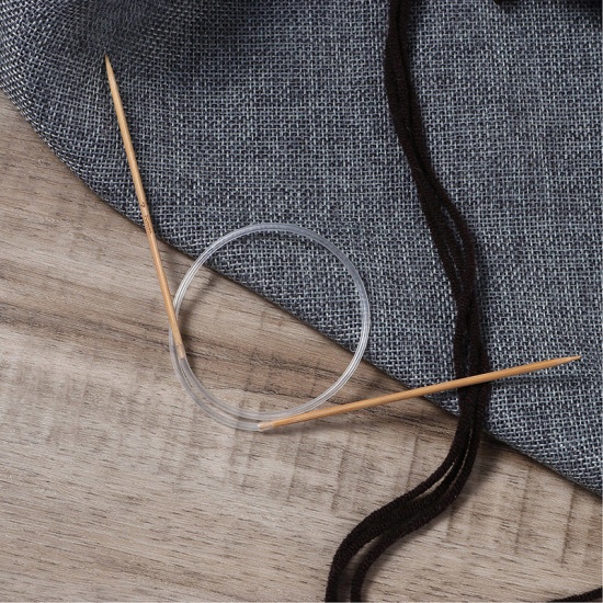 Picture of 2.5mm Bamboo Circular Knitting Needles Natural 40cm(15 6/8") long, 1 Set