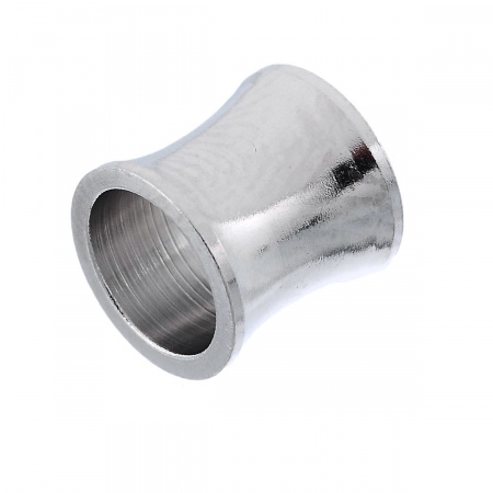 304 Stainless Steel Spacer Beads Cylinder Silver Tone About 8mm( 3/8") x 8mm( 3/8"), Hole:Approx 6.2mm, 10 PCs