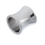 Immagine di Acciaio Inossidabile Separatori Perline Cilindrico Tono Argento Circa 8mm x 8mm, Foro:Circa 6.2mm, 10 Pz