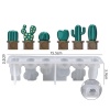 Immagine di Silicone Muffa della Resina per Gioielli Rendendo Cactus Bianco 15.5cm x 3.9cm, 1 Pz