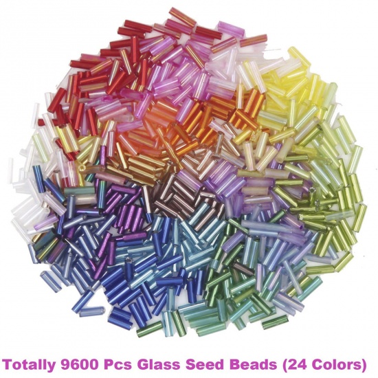 Picture of Glass Seed Beads DIY Kit Set For Children Jewelry Making Multicolor For Kids 1 Set