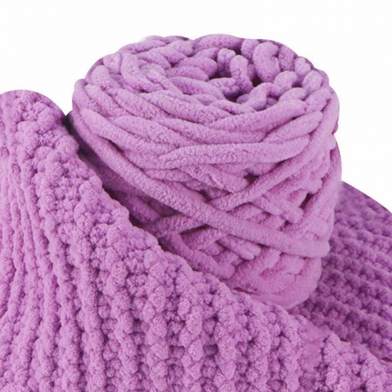 Picture of Polyester Super Soft Knitting Yarn Mauve 1 Roll