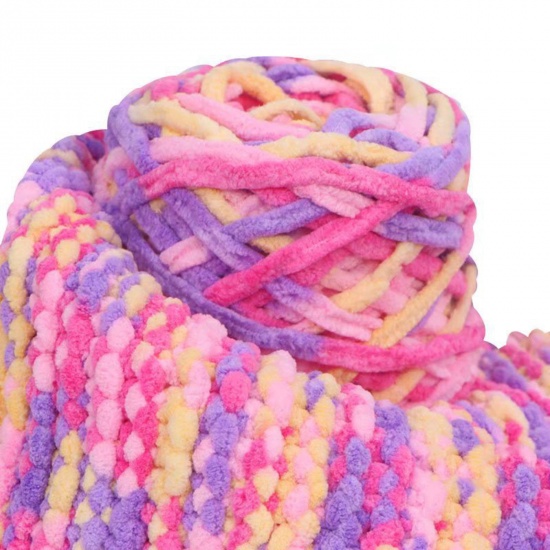 Picture of Polyester Super Soft Knitting Yarn Multicolor 1 Roll