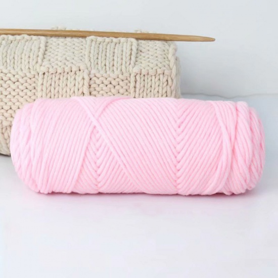 Picture of Acrylic Super Soft Knitting Yarn Light Pink 1 Roll