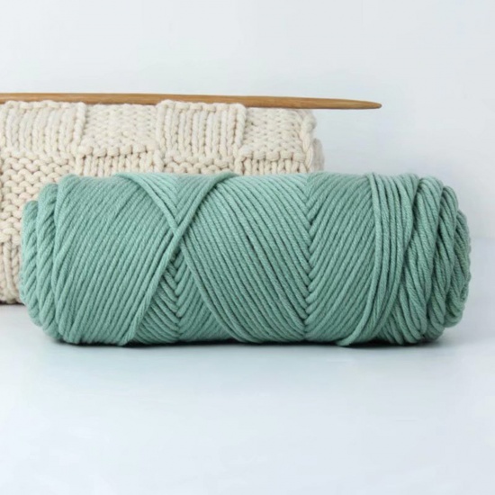 Picture of Acrylic Super Soft Knitting Yarn Green 1 Roll