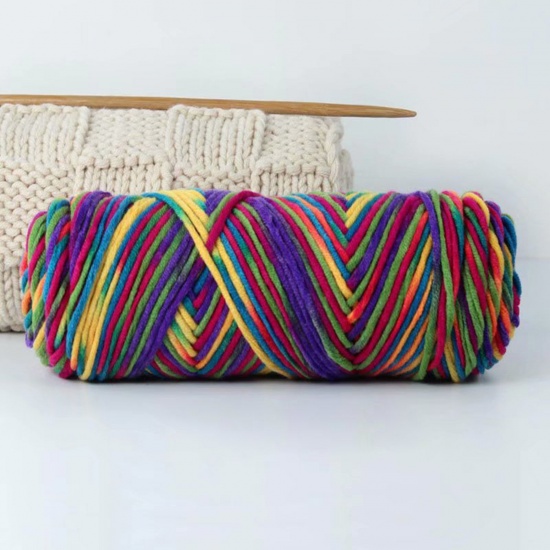 Picture of Acrylic Super Soft Knitting Yarn Multicolor 1 Roll
