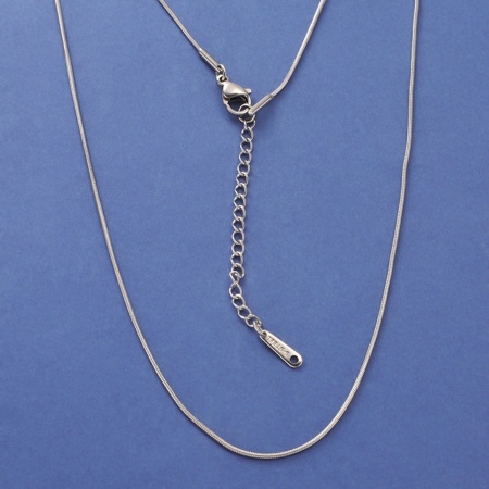 Bild von 304 Edelstahl Ins Stil Schlangenkette Kette Halskette Bunt 40cm lang, Kettengröße: 1mm, 1 Strang