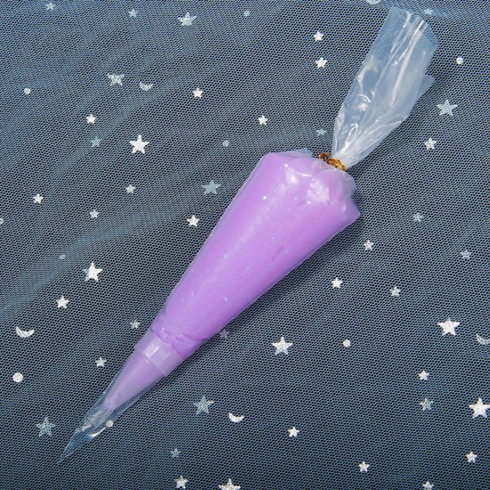 Image de ( 50ml ) Diy Fausse Argile à La Crème Fouettée en EVA Mauve 19cm x 4.5cm, 1 Pièce